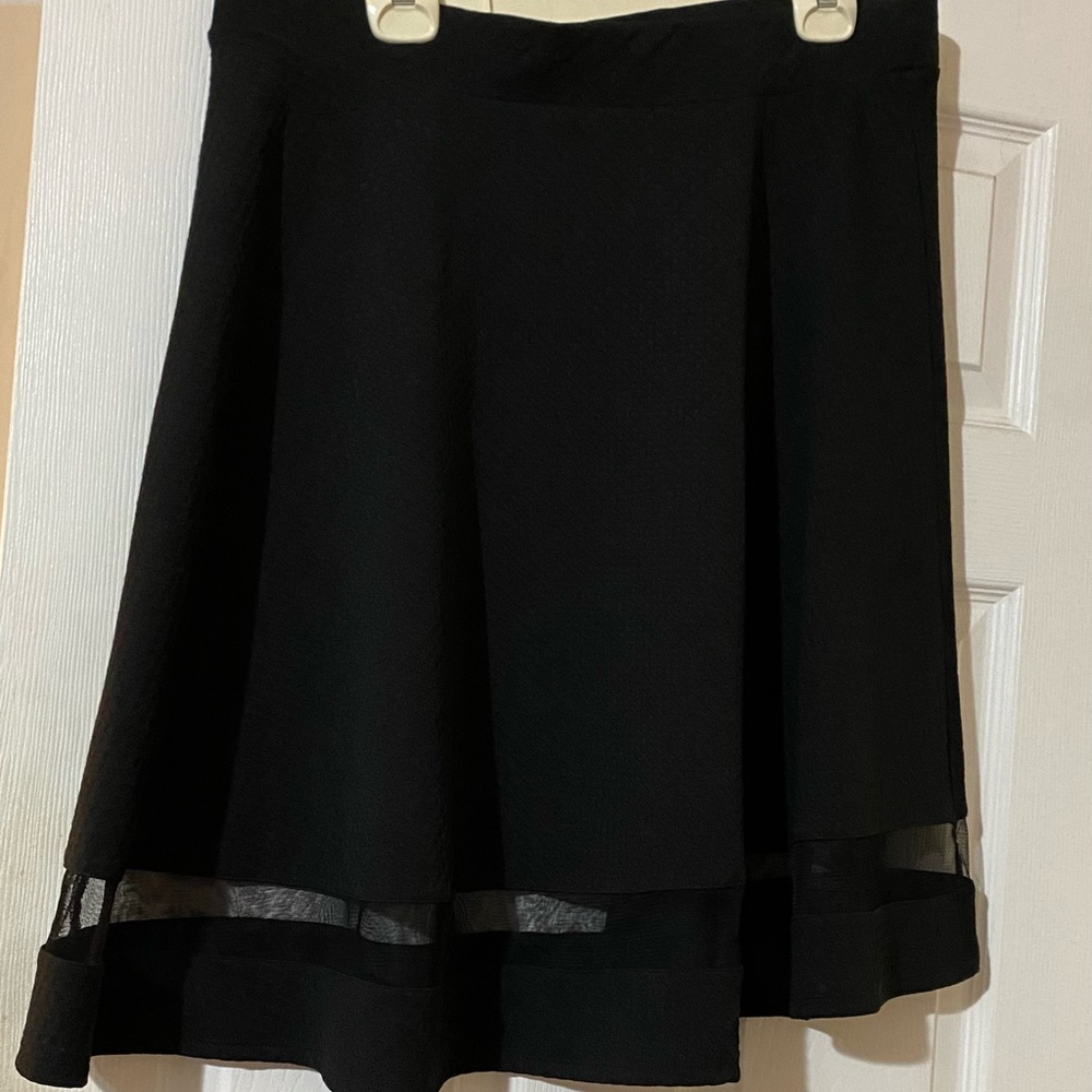 Black dress skirt